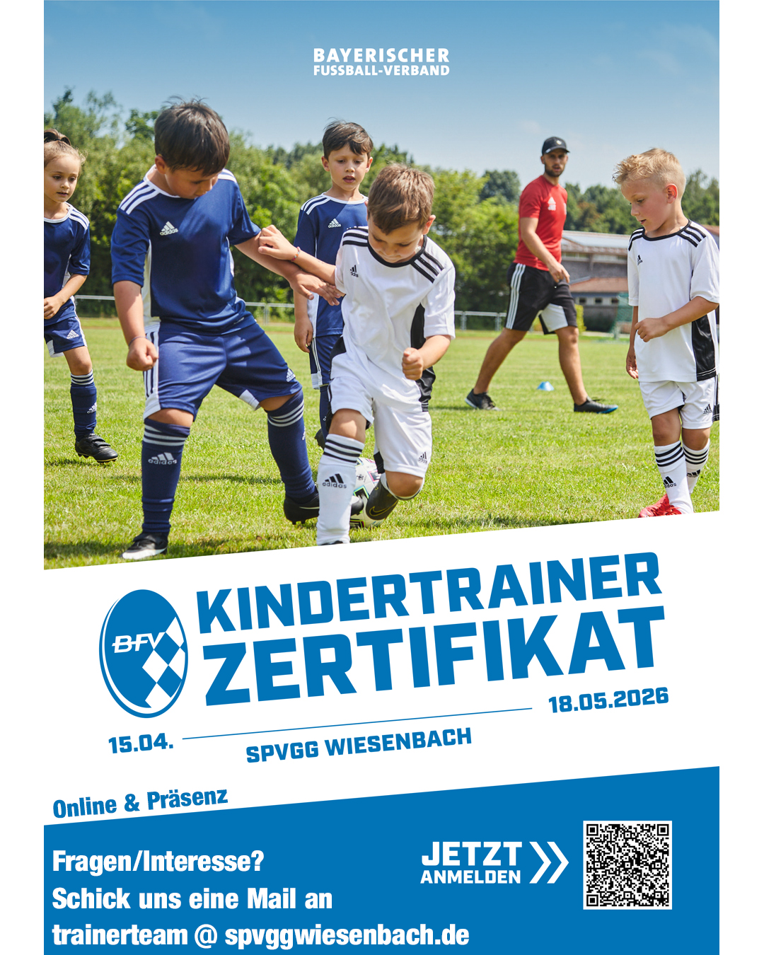 Kindertrainer-Zertifikat mit der SpVgg Wiesenbach