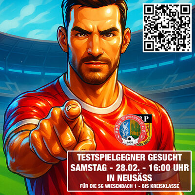 Testspielgegner gesucht - Samstag, 28.02.26, 16 Uhr in Neusäß
